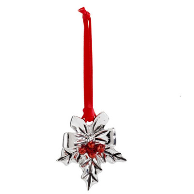 Cornici in argento: Agrifoglio Argento Smalto Rosso
